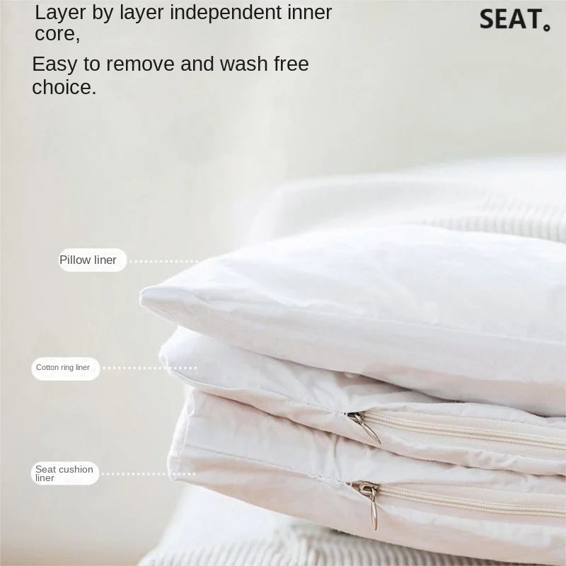 X&D Lazy New Xinjiang Cotton Comfortable Leisure Sofa Bed Sofa Bed Foldable Single Double Bedroom Dual Purpose Lazy Sofa Lying