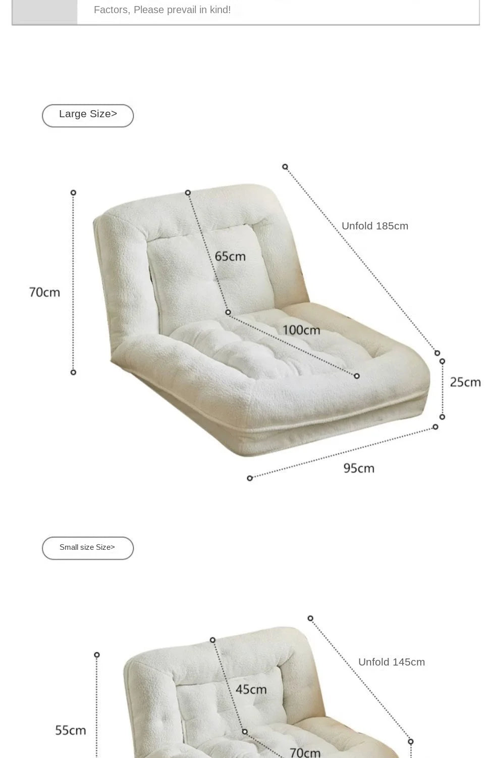 X&D Lazy New Xinjiang Cotton Comfortable Leisure Sofa Bed Sofa Bed Foldable Single Double Bedroom Dual Purpose Lazy Sofa Lying