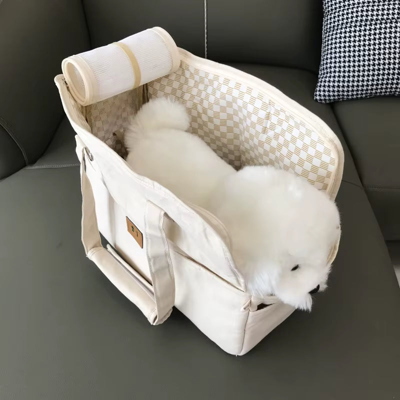Portable Pet Cat Shoulderhandbag Pet Dog Carrier Bag Car Seat Nonslip Dog Carriers Safe,Puppy Cat Pet Bed Chihuahua Pet Products