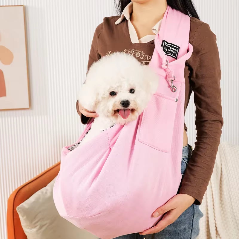 Comfortable Pet Crossbody Shoulder Bag Outdoor Travel Portable Cat Puppy Sling Carrier Bag Dog Carrying Supplies