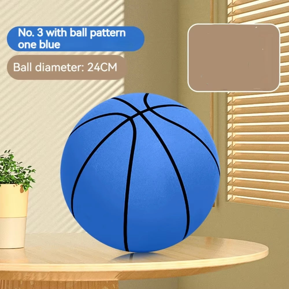 Foam Basketball Kids Silent Basketball Bouncing Mute Silent Ball Bounce Squeezable Mute Bouncing Basketball