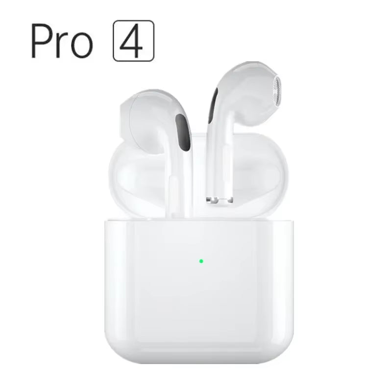 Pro4 True Wireless Earphones Dual Ear in Ear Headphones Ultra Long Standby Running Bass Sports Earburds Music Headset with Mic