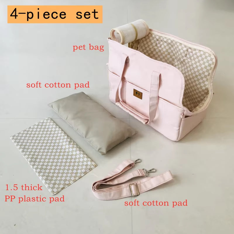 Portable Pet Cat Shoulderhandbag Pet Dog Carrier Bag Car Seat Nonslip Dog Carriers Safe,Puppy Cat Pet Bed Chihuahua Pet Products