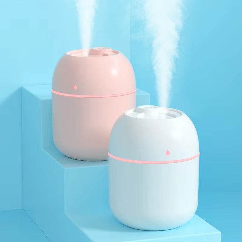 Portable USB Ultrasonic Air Mini Humidifier Essential Oil Diffuser Car Purifier Aroma Anion Mist Maker with LED Lamp Lighting