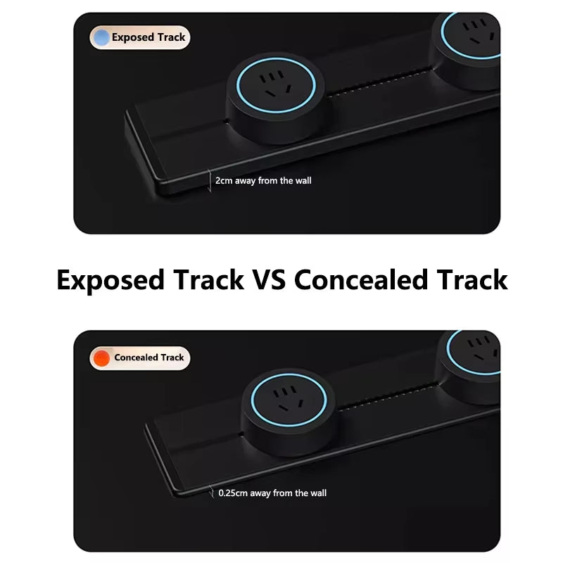 Power Track Socket Home Appliances Electric Plug Adapte Outlet UK US AU EU Standard Wall Sockets with Usb