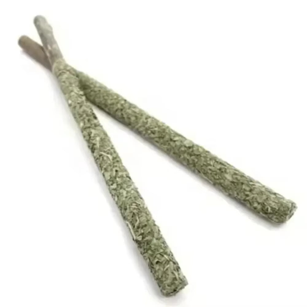 6 Natural Cat Sticks, Mint Scratching and Biting Excitement Sticks, Silver Vine Cat Teeth Cleaning and Treatment,Cat Toys