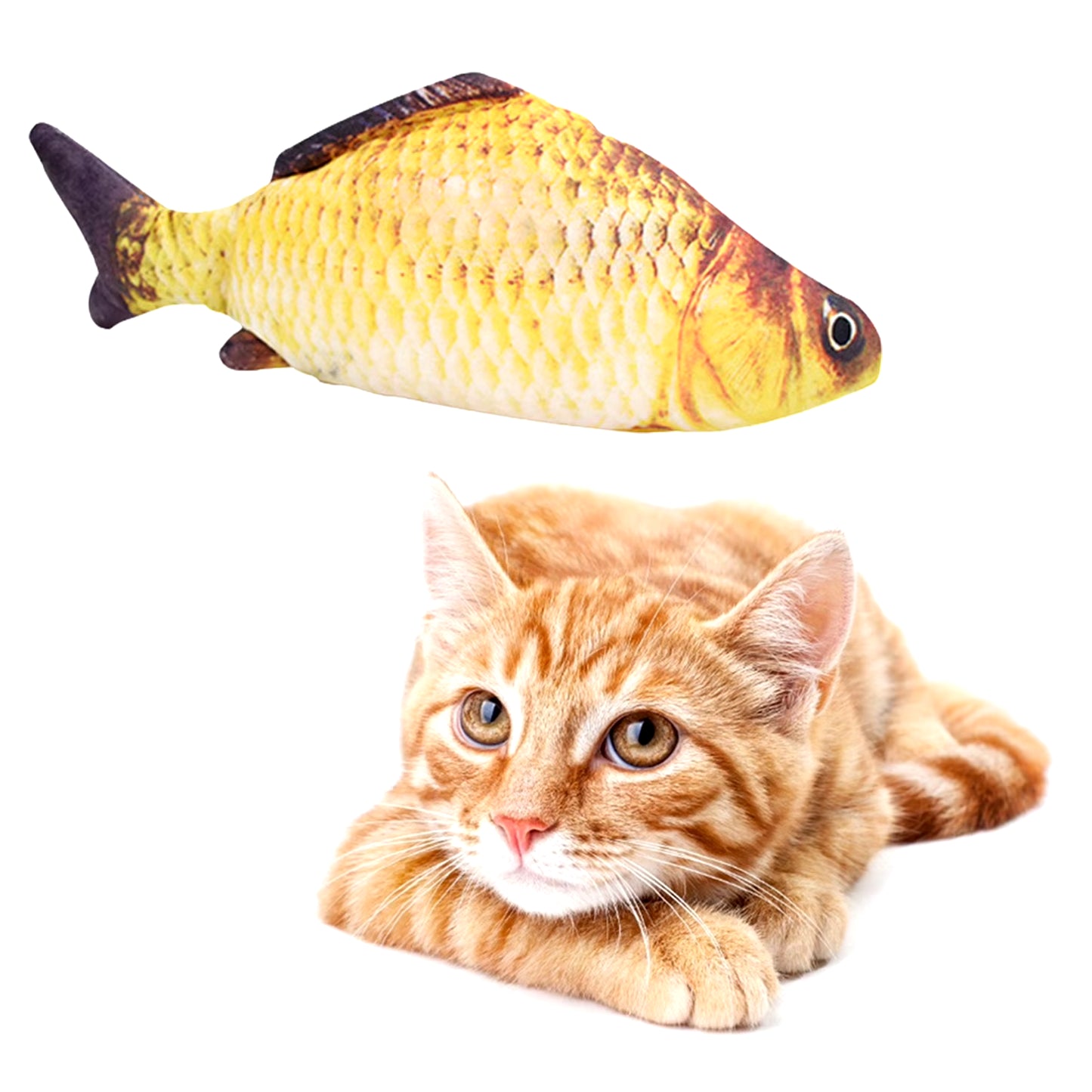 Cat Toys Fish USB Charger Fish Interactive Electric Floppy Fish Cat Toy Realistic Pet Cats Chew Bite Toys Pet Supplies Cats Dog