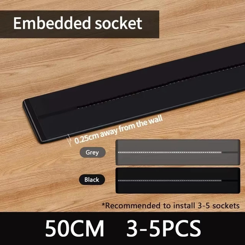 Power Track Socket Home Appliances Electric Plug Adapte Outlet UK US AU EU Standard Wall Sockets with Usb