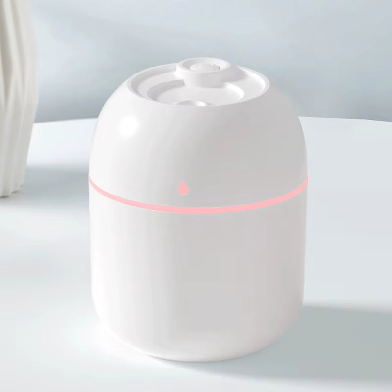 Portable USB Ultrasonic Air Mini Humidifier Essential Oil Diffuser Car Purifier Aroma Anion Mist Maker with LED Lamp Lighting