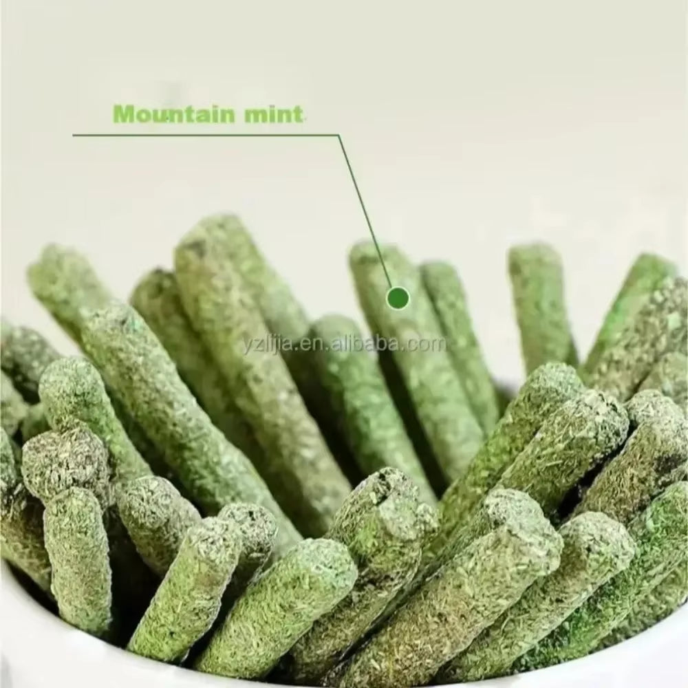 6 Natural Cat Sticks, Mint Scratching and Biting Excitement Sticks, Silver Vine Cat Teeth Cleaning and Treatment,Cat Toys