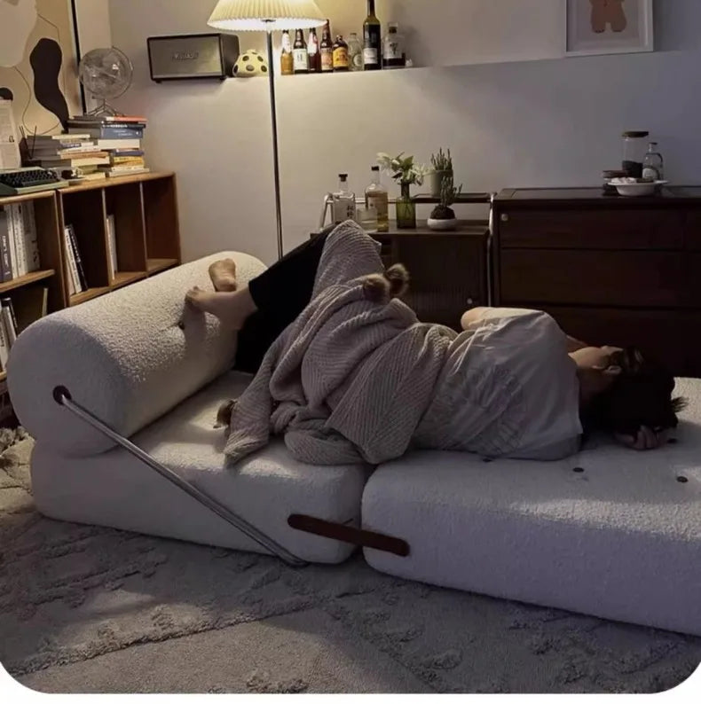 Modern Folding Sofa Bed Multifunctional Living Room Sofas Relaxing Sofa Chair Comfortable Individual Reclining Chairs Furniture