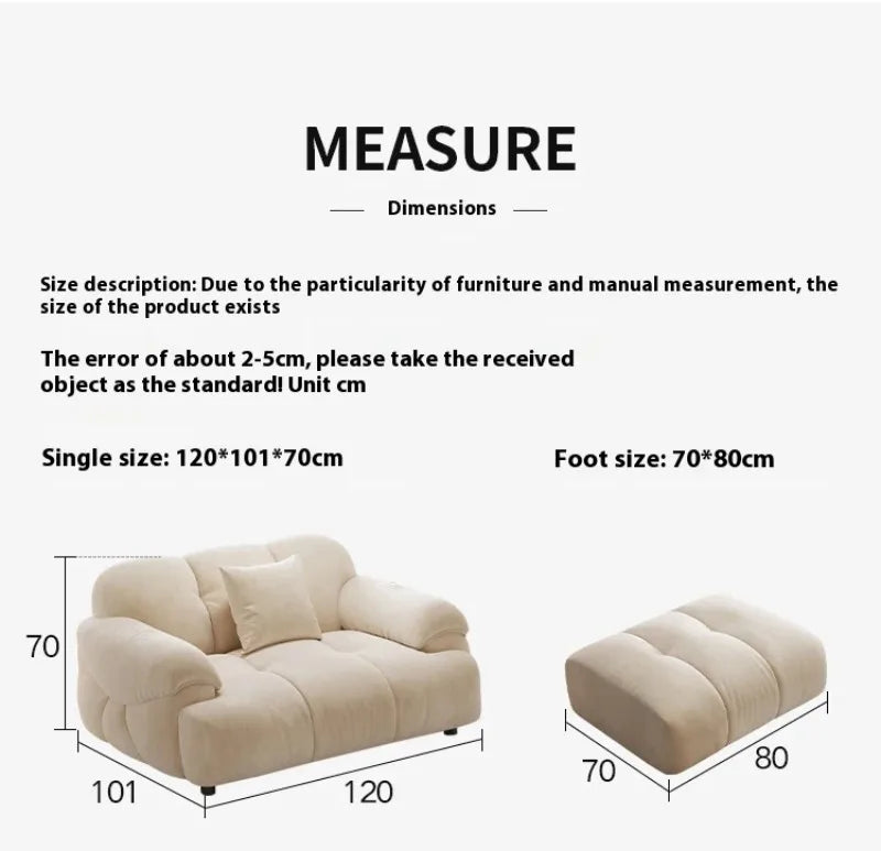 Daybed Living Room Sofa Set Modern Furniture Luxury Desk Chair Recliner Sofas Beds Armchair Pouf Armchairs Design Leisure Nordic