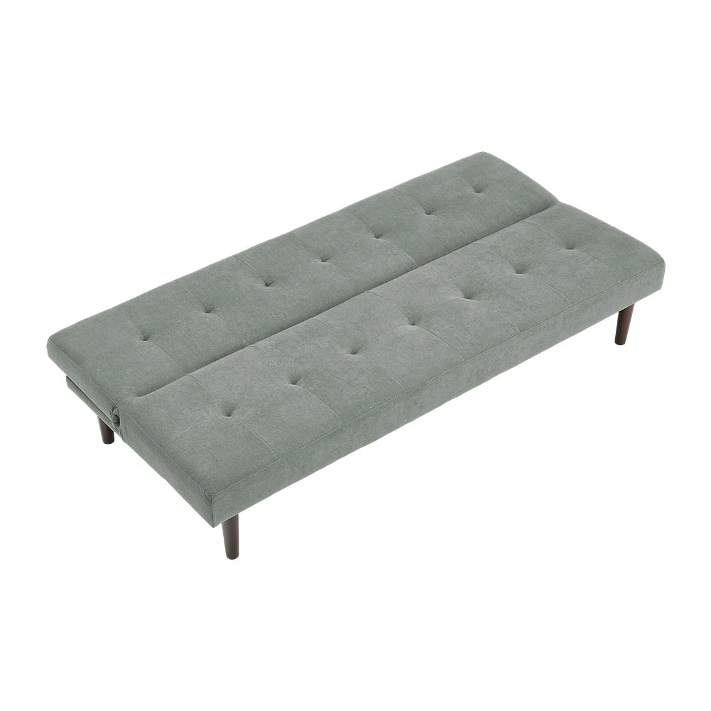 Livingandhome Contemporary Convertible Sofa Bed Grey, 172cm W x 81cm D x 67.5cm H