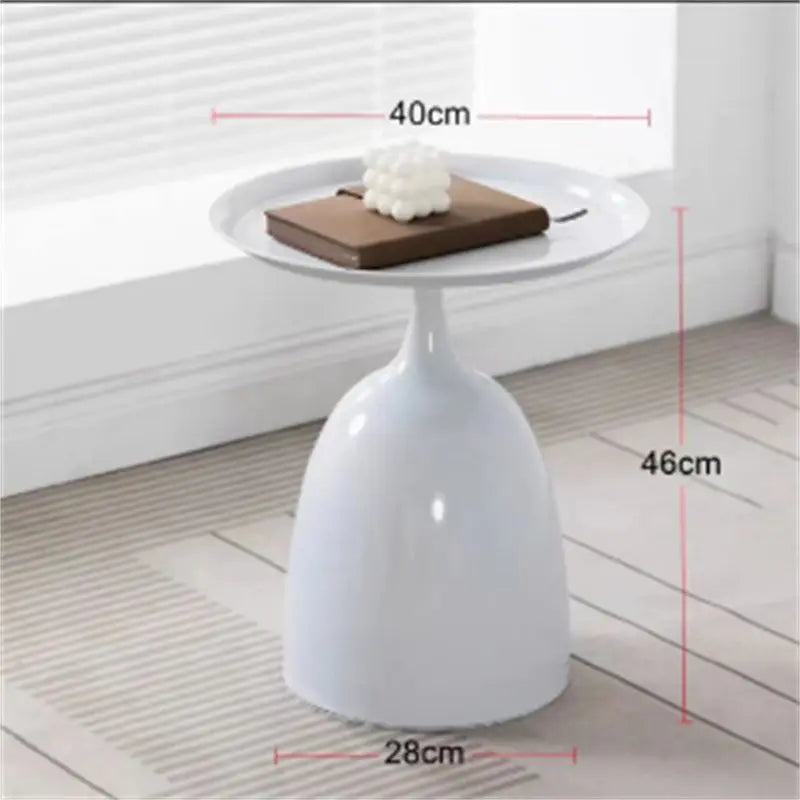 K-star Sofa Side Table Minimalist Light Luxury Small Coffee Table Mini Modern Creative Small Size Living Room Corner Table 2024