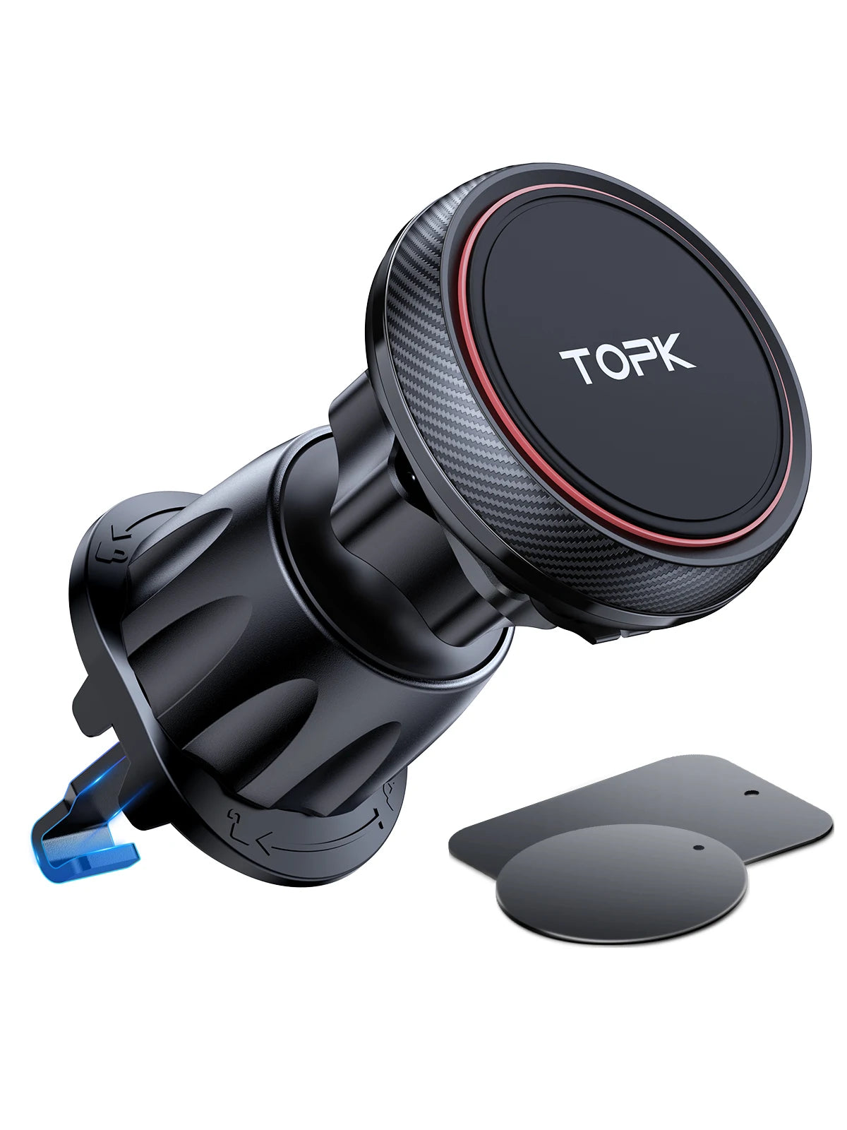 TOPK Magnetic Car Phone Holder Stand Universal Mount for GPS Bracket iPhone 14 13 12 Samsung Xiaomi