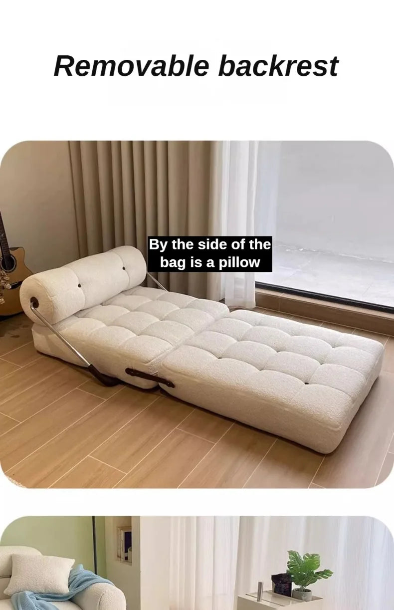 Modern Folding Sofa Bed Multifunctional Living Room Sofas Relaxing Sofa Chair Comfortable Individual Reclining Chairs Furniture
