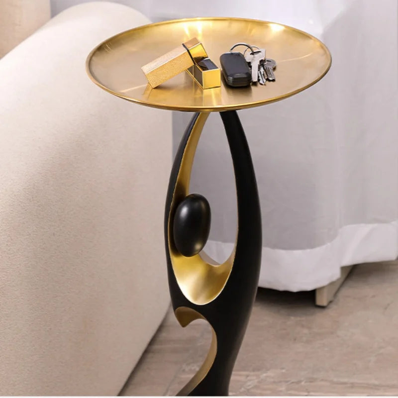 New Arrival Creative Home Decor Art Abstract Sofa Side Table Luxury Living Room Porch Decoration Corner Table Design Furniture