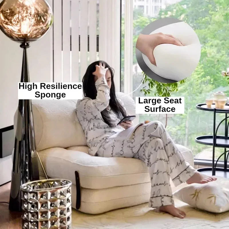 Modern Folding Sofa Bed Multifunctional Living Room Sofas Relaxing Sofa Chair Comfortable Individual Reclining Chairs Furniture