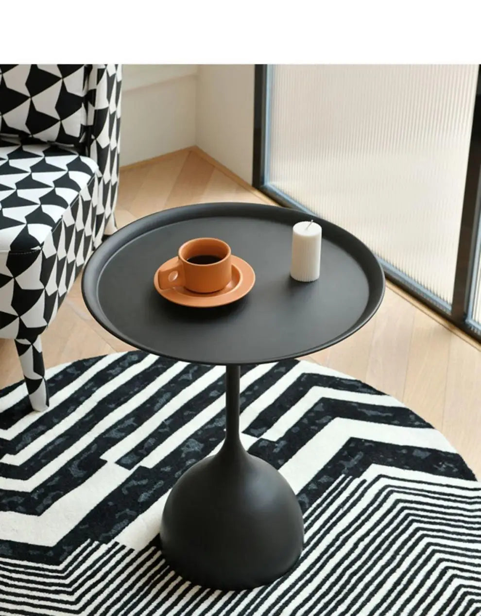 K-star Sofa Side Table Minimalist Light Luxury Small Coffee Table Mini Modern Creative Small Size Living Room Corner Table 2024