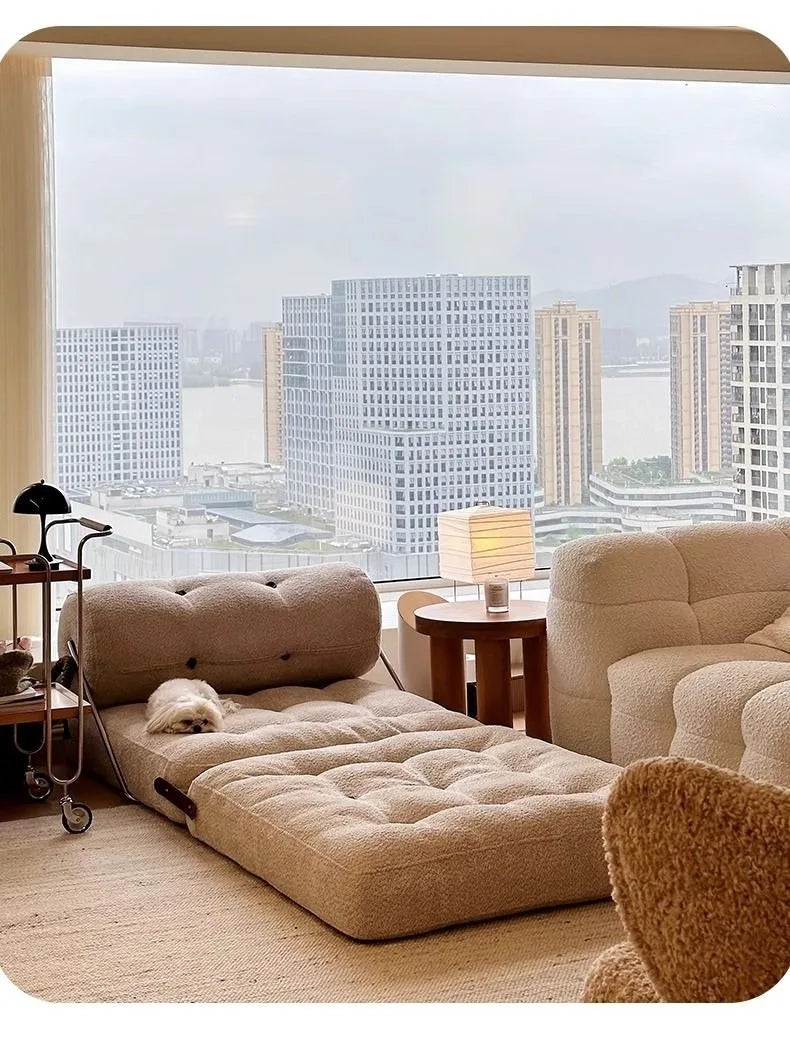 Modern Folding Sofa Bed Multifunctional Living Room Sofas Relaxing Sofa Chair Comfortable Individual Reclining Chairs Furniture