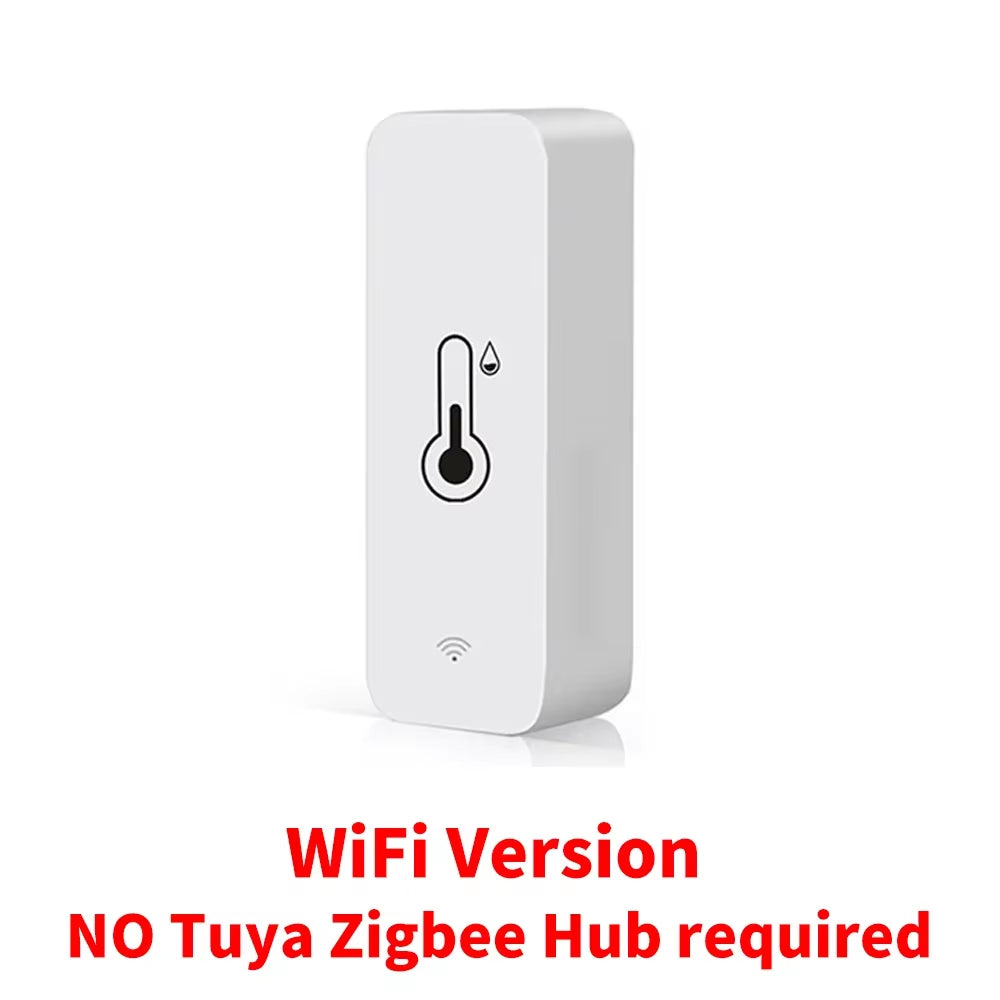 Tuya Wifi Smart Temperature Humidity Sensor Indoor Hygrometer Controller Monitoring Work with Smart Speaker Alexa Google Home