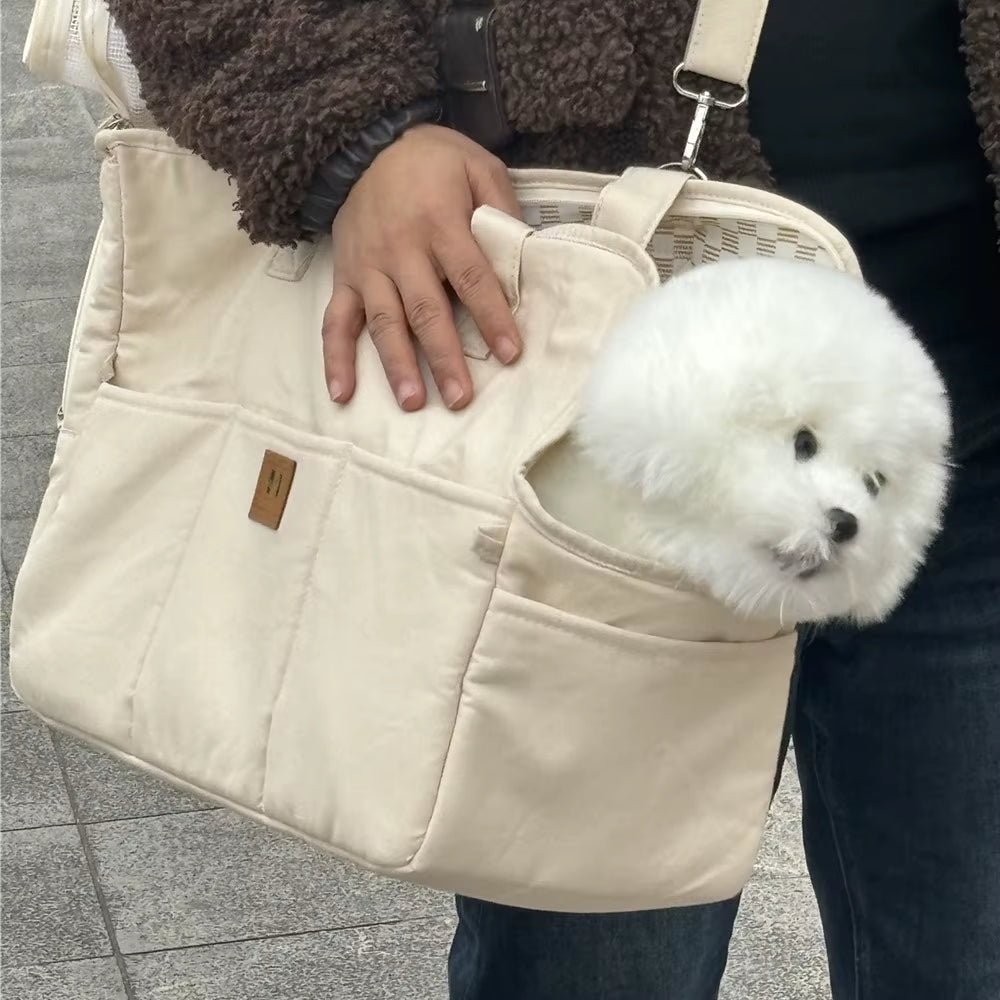 Portable Pet Cat Shoulderhandbag Pet Dog Carrier Bag Car Seat Nonslip Dog Carriers Safe,Puppy Cat Pet Bed Chihuahua Pet Products