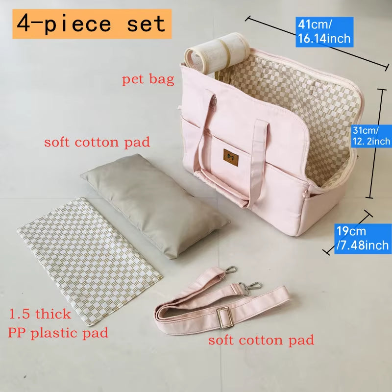 Portable Pet Cat Shoulderhandbag Pet Dog Carrier Bag Car Seat Nonslip Dog Carriers Safe,Puppy Cat Pet Bed Chihuahua Pet Products