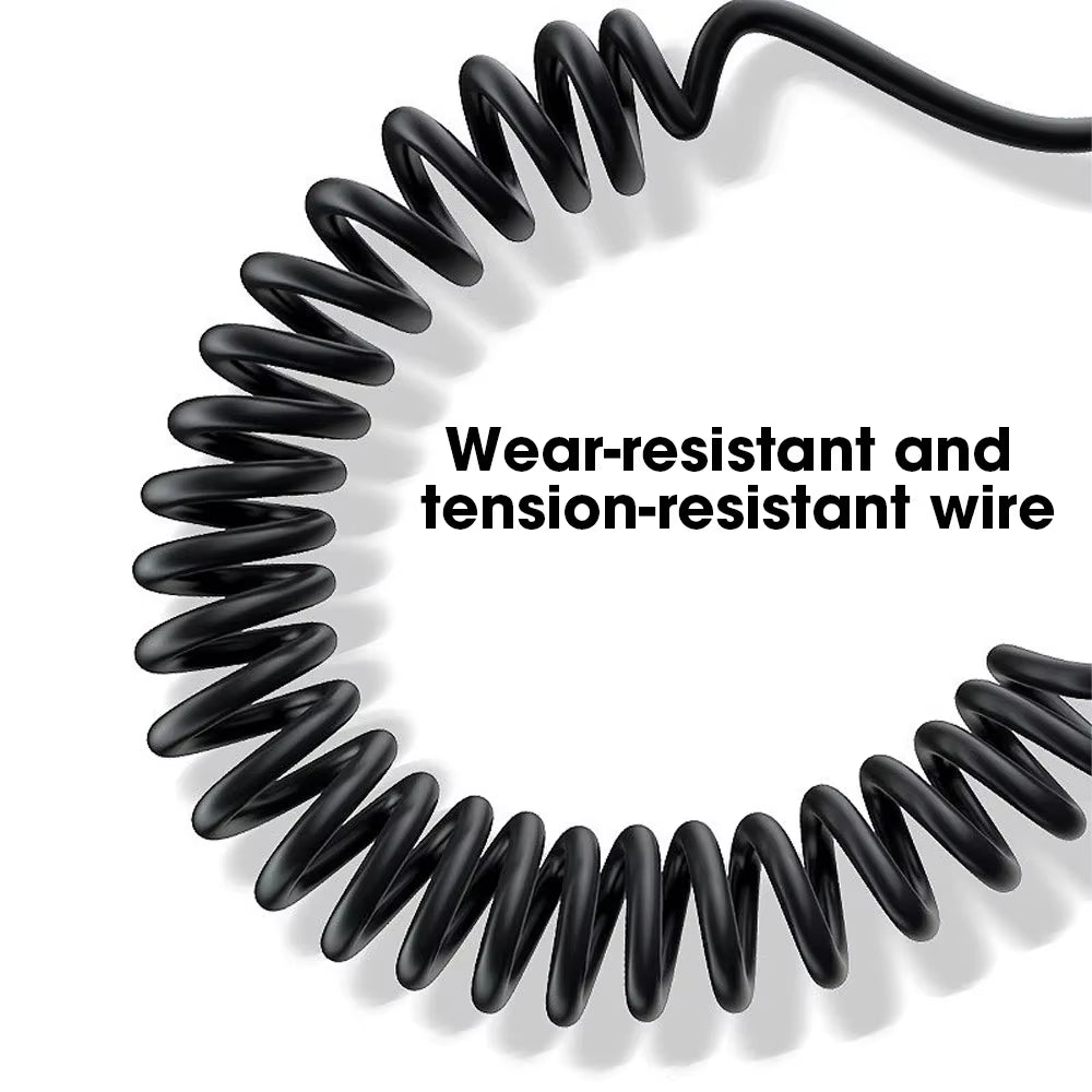 For Apple 30W USB Fast Car Charger Cable for Iphone 14 13 12 11 Pro Max 8 plus X XS Spring Telescopic Charging Cable Accessories